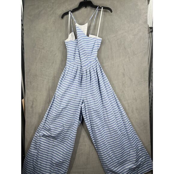 New Anthropologie Corey Lynn Calter Tie Back Halter Jumpsuit Size Small - Picture 4 of 10